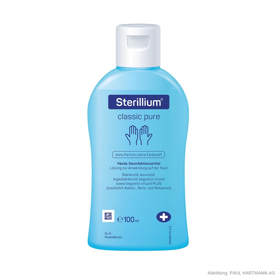 Sterillium classic pure 100 ml Händedesinfektion