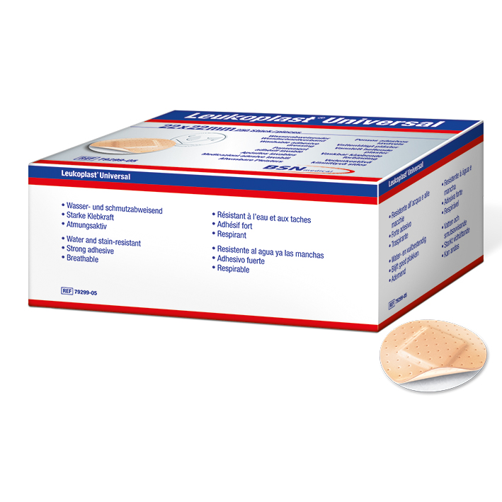 Leukoplast Universal Wundstrips Ø 2,2 cm (250 Stck.)