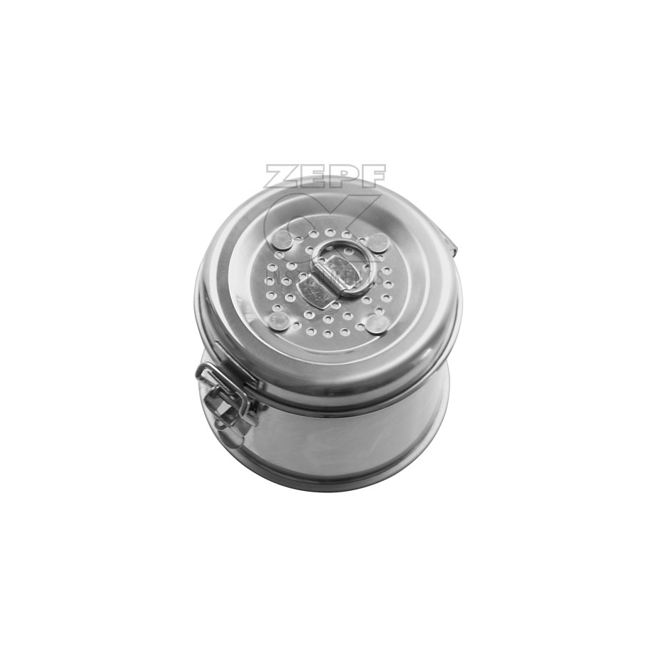 Konrich Sterilisiertrommel 150 x 130 mm mit Filter