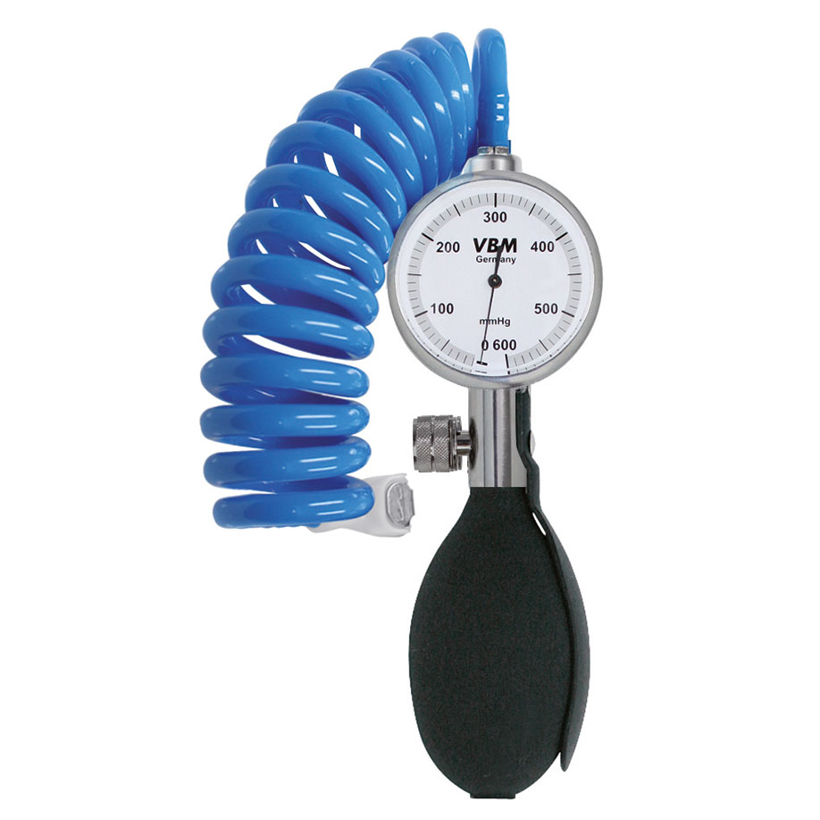 Tourniquet-Handgebläse mit Manometer 600 mmHg