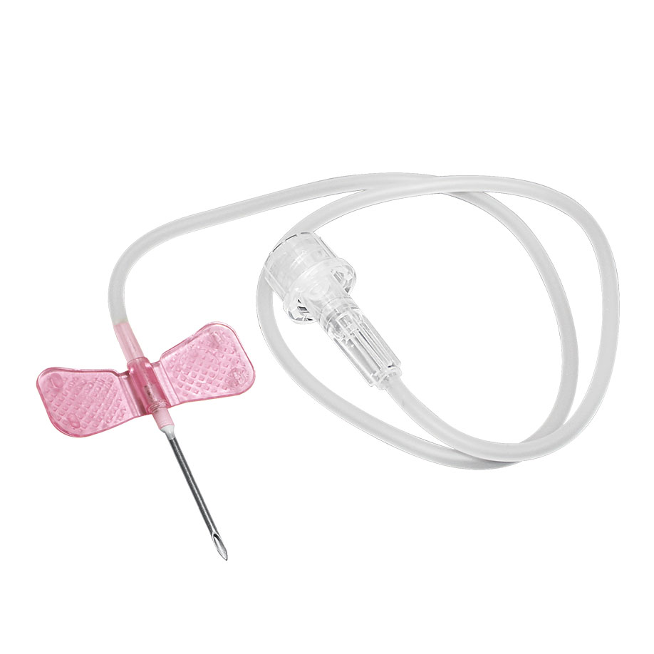 Wingflo Flügelkanülen 18 G, 1,20 x 19 mm, rosa (50 Stck.)