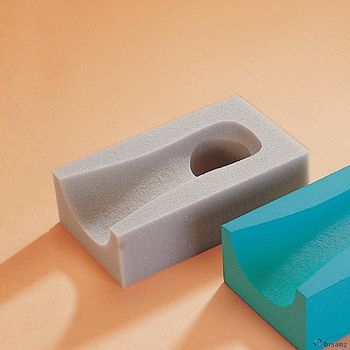 Fersenstütze ohne Bezug 25 x 15 x 8 cm, Loch 7cm Ø