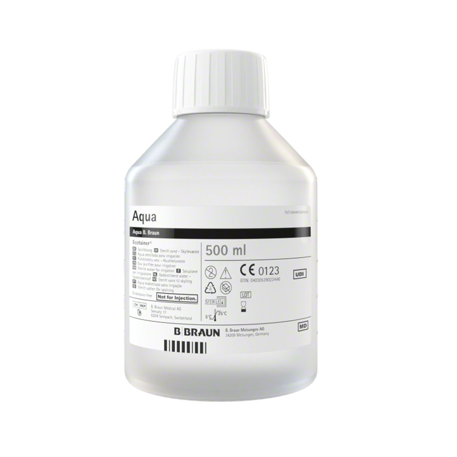 Aqua B. Braun Spüllösung (10x500ml) Ecotainer
