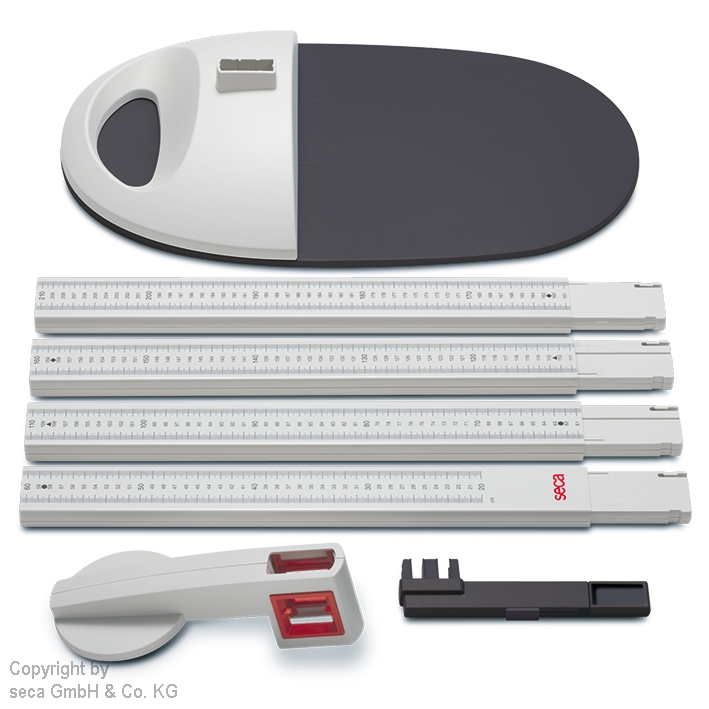 mobiles Stadiometer seca 217, mobile Messstation