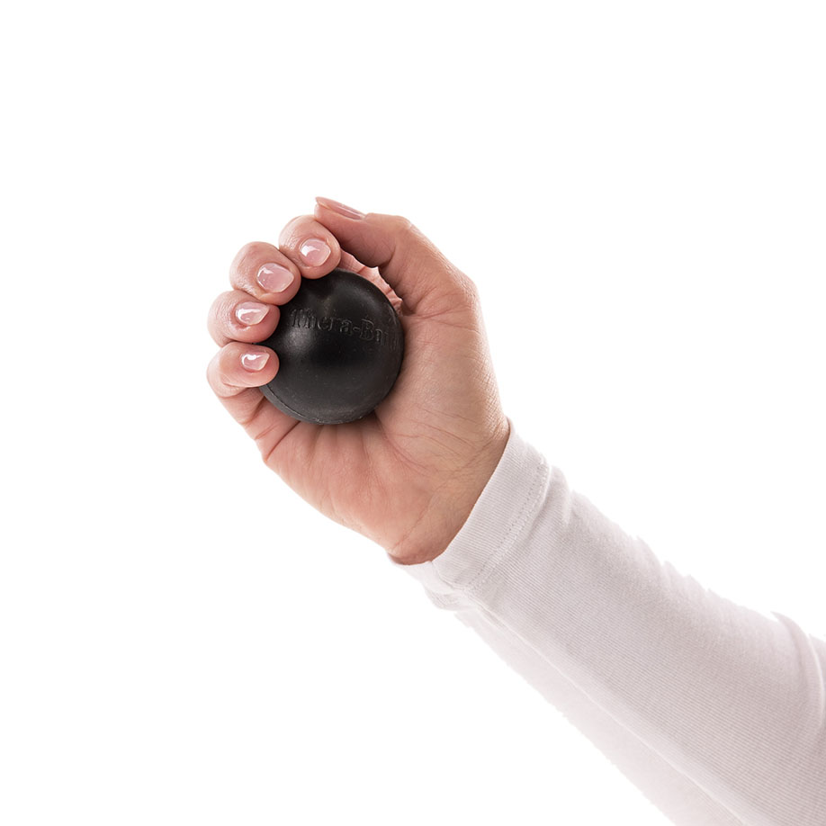 TheraBand Handtrainer, extra hart- schwarz