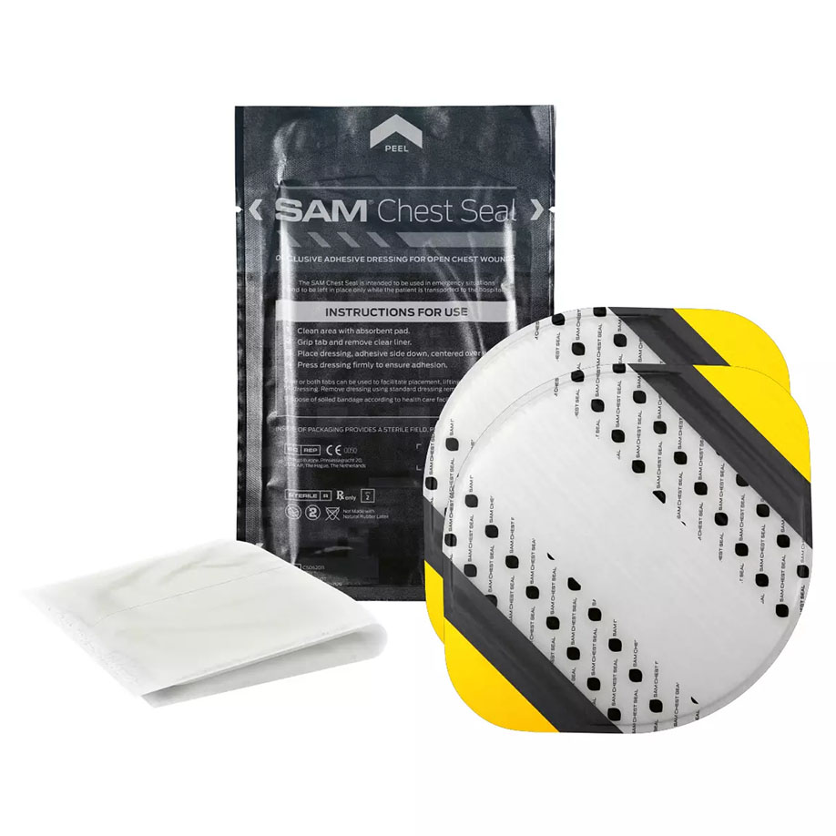 SAM Chest Seal - ohne Ventil steril, (2 Stck.)