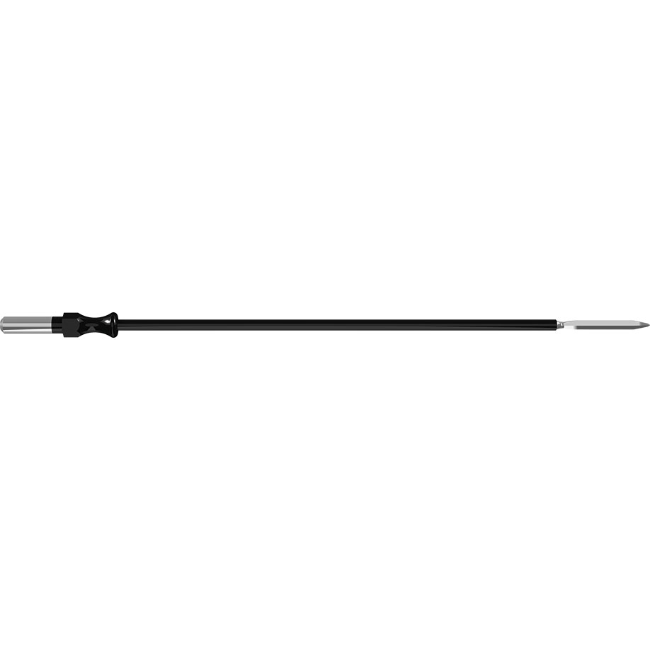 Lanzettenelektrode, 20 x 2,2 mm, AL = 100 mm, verstärkt