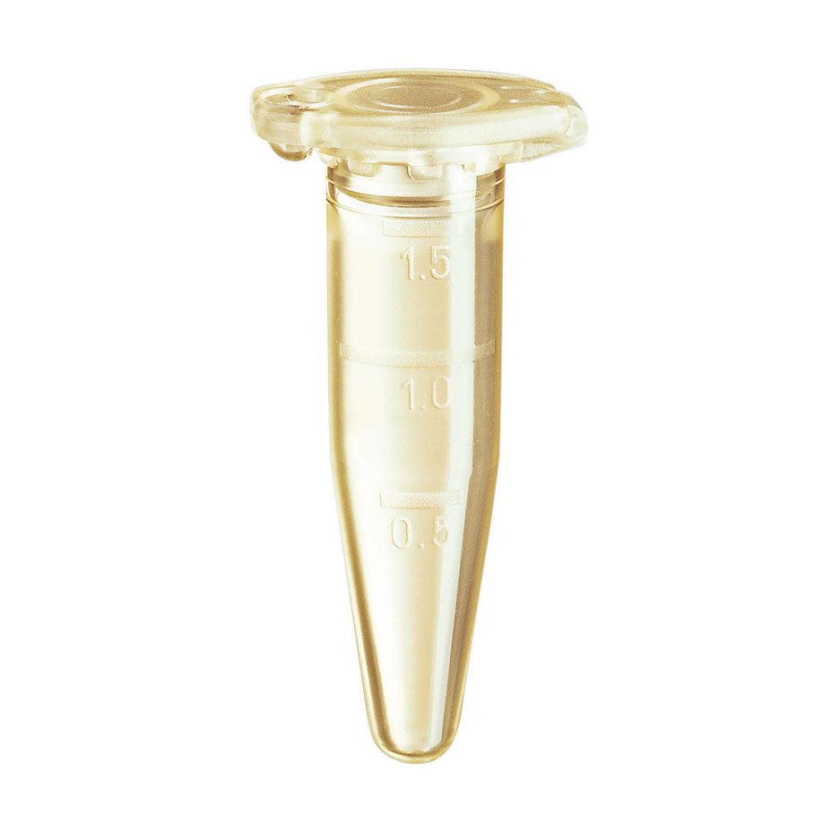 Safe-Lock Tubes 1,5 ml gelb, konisch mit Deckel (1000 Stck.)