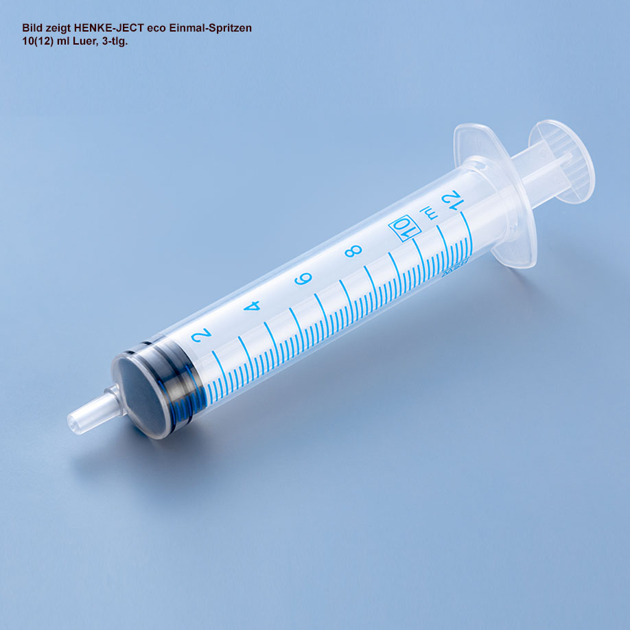 HENKE-JECT eco Einmal-Spritzen 10(12) ml Luer, 3-tlg., steril (100 Stck.)