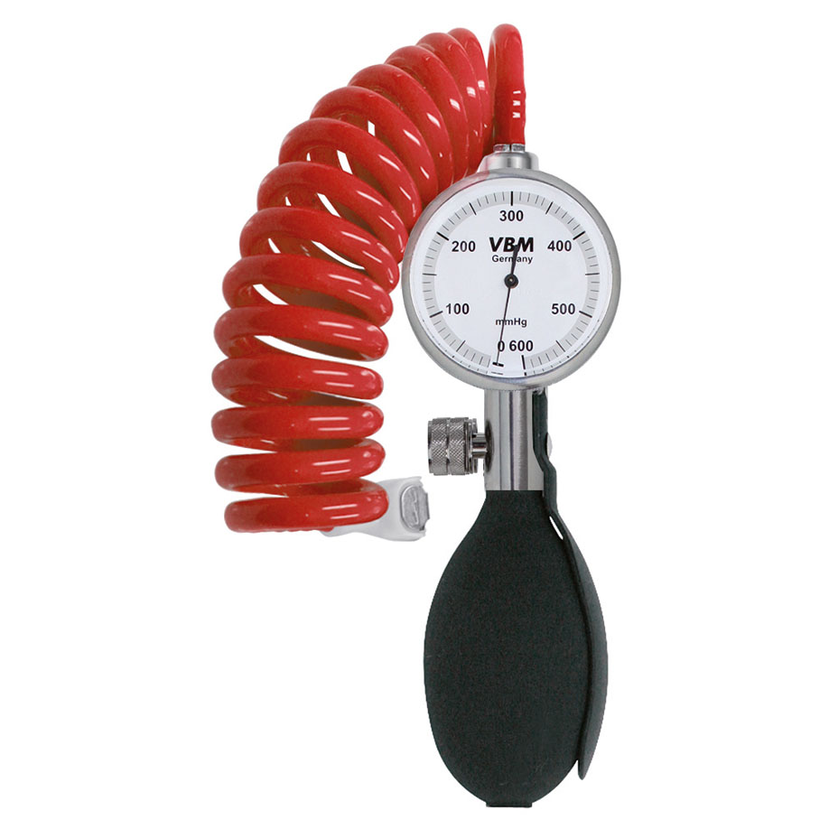 Tourniquet-Handgebläse mit Manometer 600 mmHg