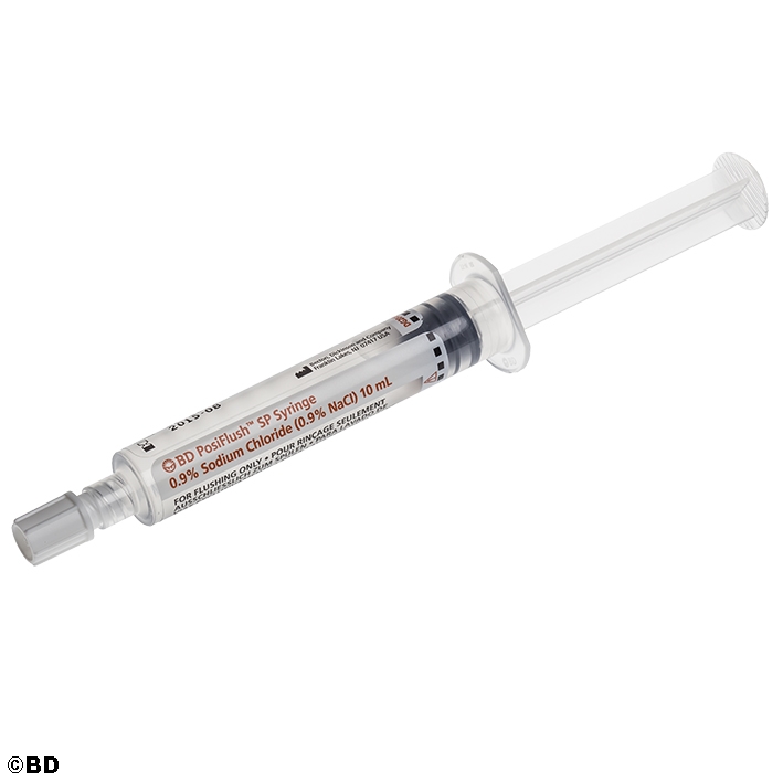 BD PosiFlush SP Spülsystem, vorgefüllt mit 10 ml NaCl 0,9 % (16 x 30 Stck.)