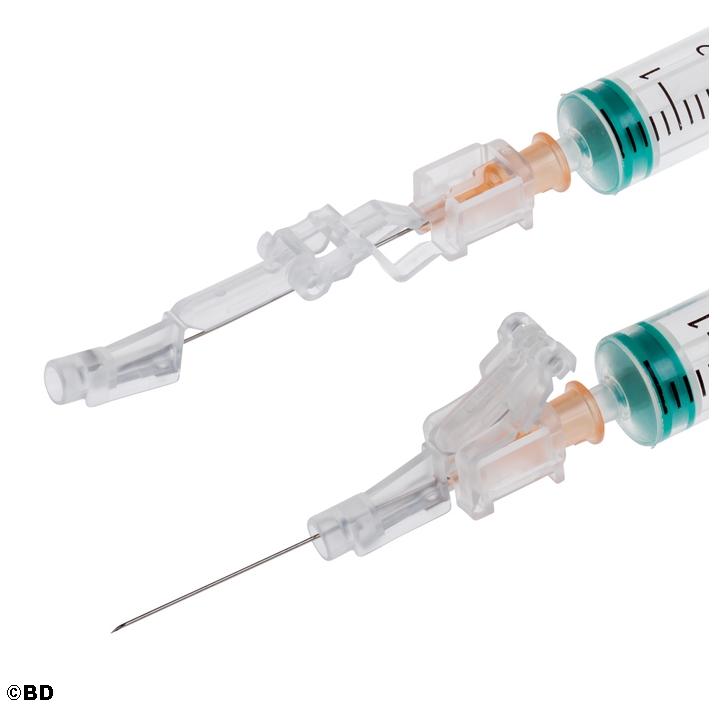 BD SafetyGlide 25 G x 1'',0,5 x 25 mm, Sicherheitsinjektionskanülen (50 Stck.)