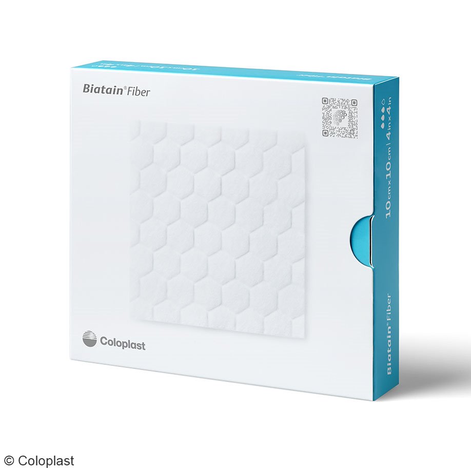 Biatain Fiber Faserverband, steril, 10 x 12 cm (10 Stck.)