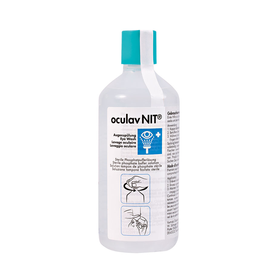 oculav NIT Augen-Sofortspülung mit ca. 250 ml Sterillösung