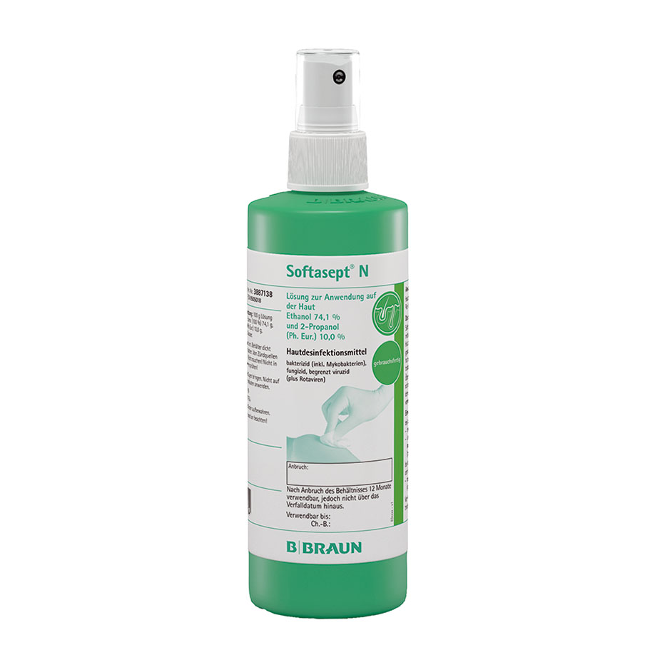 Softasept N 250 ml Sprühflasche Hautdesinfektion