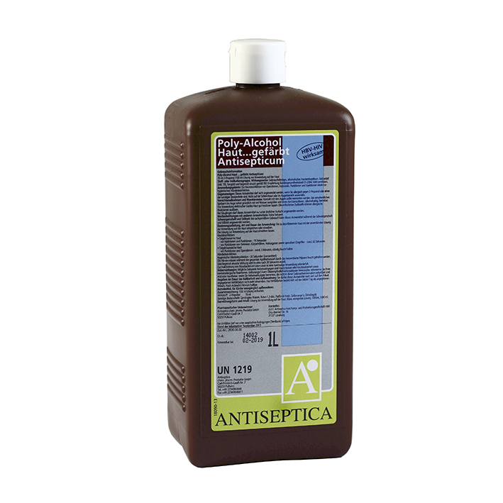 Poly-Alcohol Haut-Antiseptikum gefärbt, 1 Ltr.