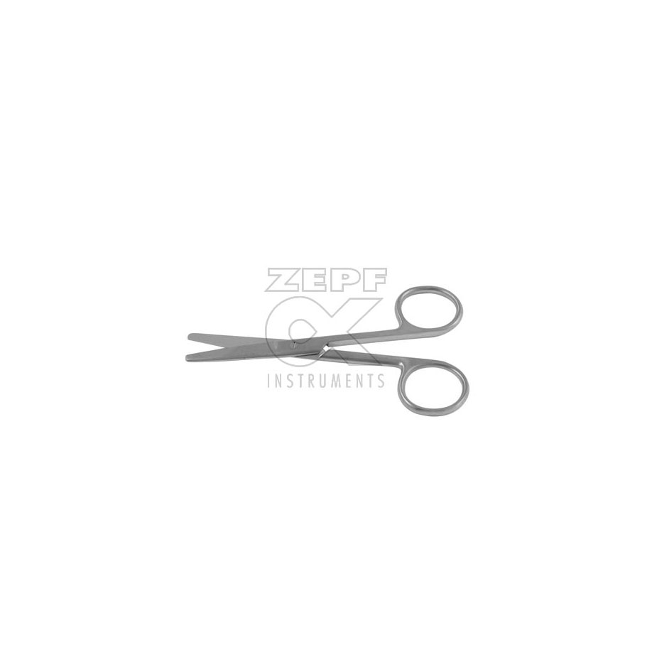 chir. Schere, gerade, stumpf/stumpf, 14 cm