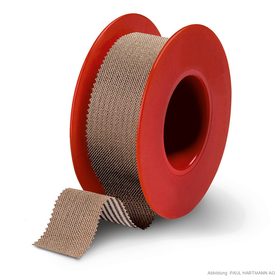 Omniplast Fixierpflaster 5 m x 1,25 cm, mit Sprengring