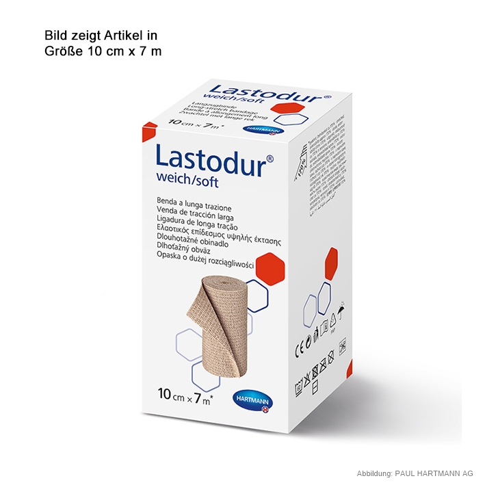 Lastodur weich/soft Langzugbinde 7 m x 10 cm
