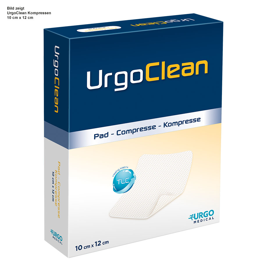 UrgoClean Kompressen, 6 x 6 cm (10 Stck.)