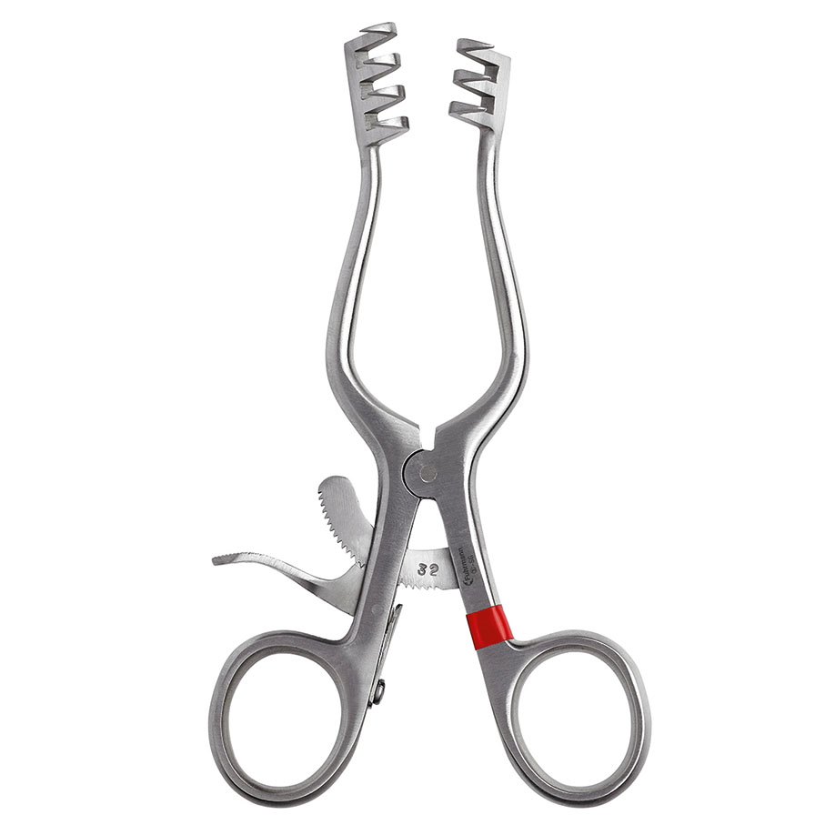 Einmal-Wundspreizer Weitlaner, scharf, 13,0 cm, steril (8 Stck.)
