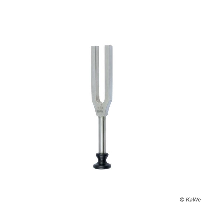 Stimmgabel nach Lucae c3 1024 Hz ohne Dämpfer mit Kunststofffuß