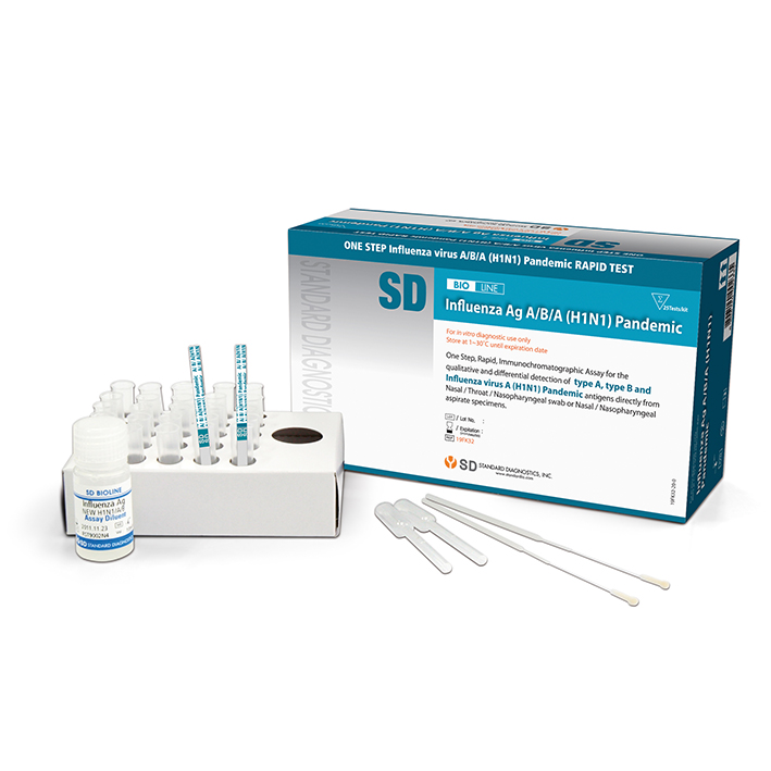 SD Influenza Ag A/B/A (H1N1) Pandemic Schnelltest (25 T.)
