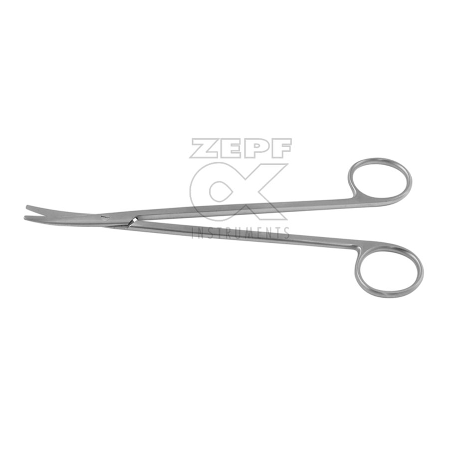 METZENBAUM Baby Schere, gebogen, stumpf/stumpf, 11,5 cm, SC