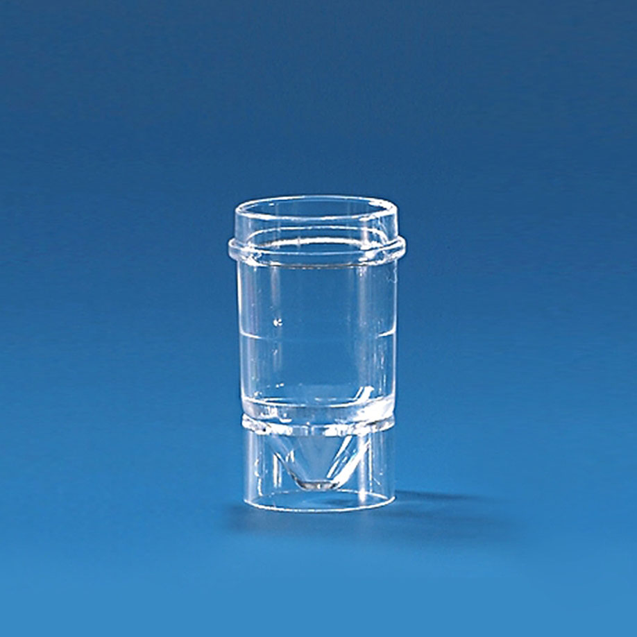 Probengefäß, PS, 2 ml, glasklar, für Technicon-Analyzer