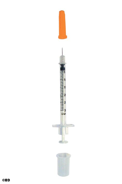 BD Micro-Fine+ Insulinspritzen Demi 0,3 ml, U-100 (100 Stck.)