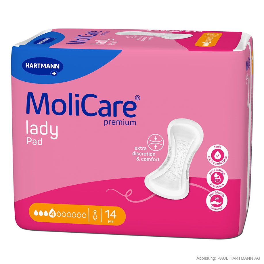 MoliCare Premium lady pad 4 Tropfen Inkontinenzeinlagen (14 Stck.)