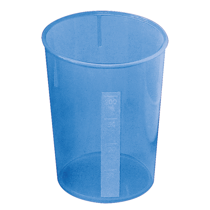 Schnabelbecher Unterteil blau transluzent