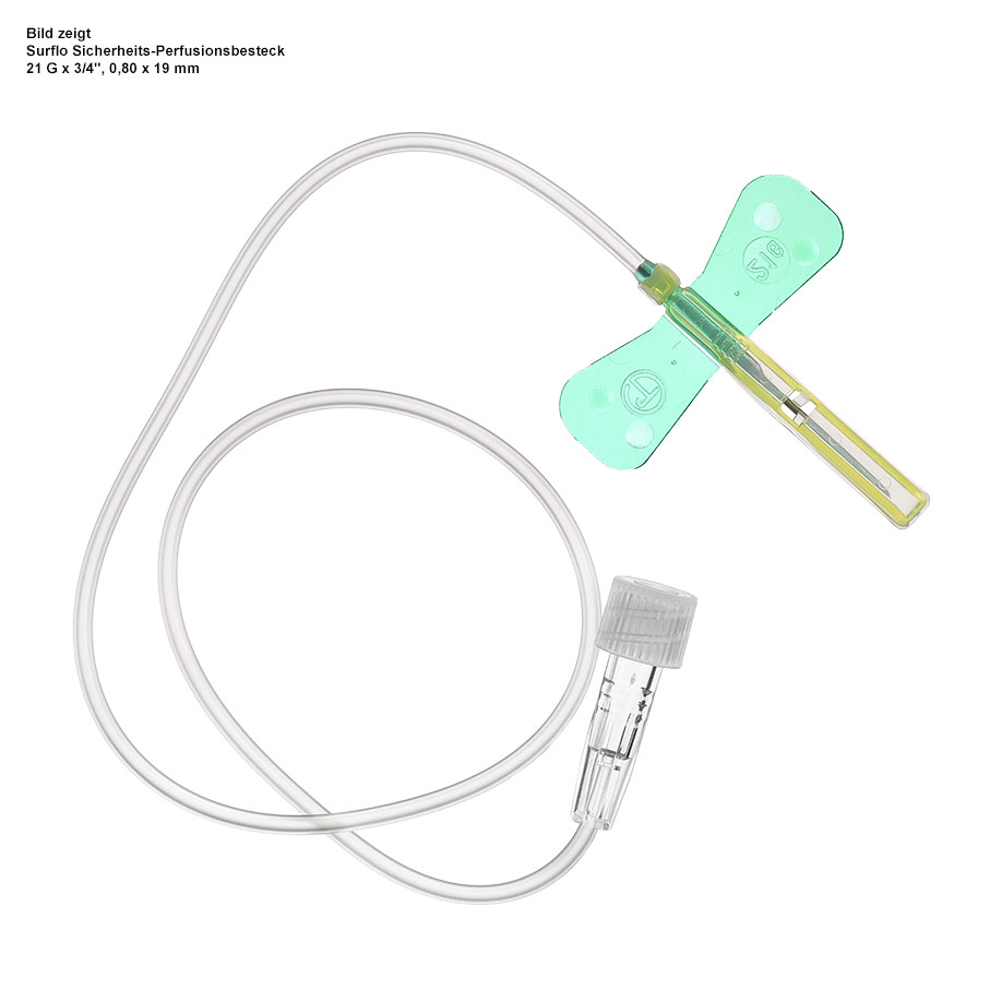 Surflo Sicherheits-Perfusionsbestecke 21 G x 3/4'', 0,80 x 19 mm (50 Stck.)