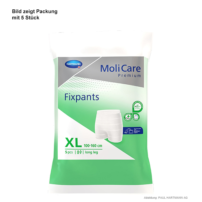 MoliCare Premium Fixpants long leg Fixierhosen Gr. XL (5 Stck.)