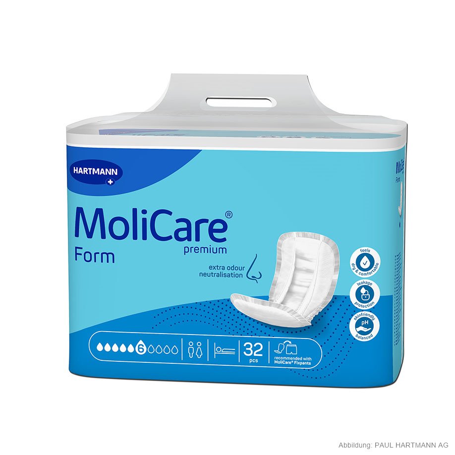 MoliCare Premium Form 6 Tropfen Inkontinenzeinlagen (32 Stck.)