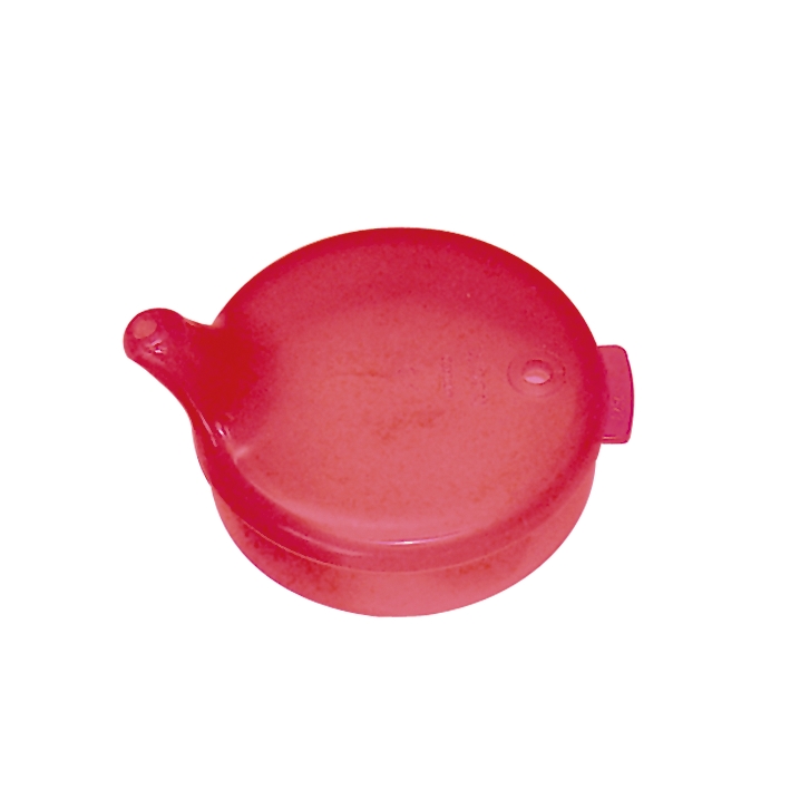 Schnabelbecher Oberteil 4 mm rot transluzent