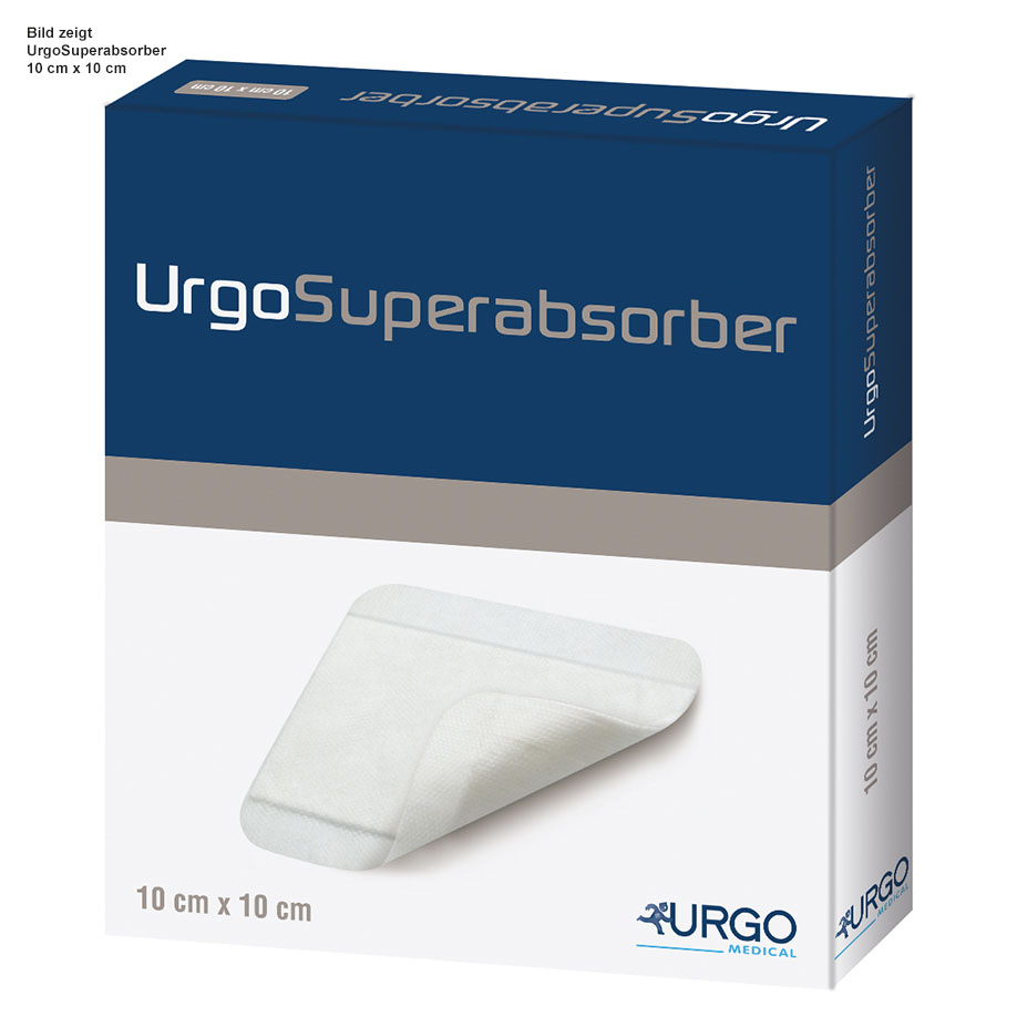 UrgoSuperabsorber Wundauflagen, steril, 10 x 10 cm (25 Stck.)