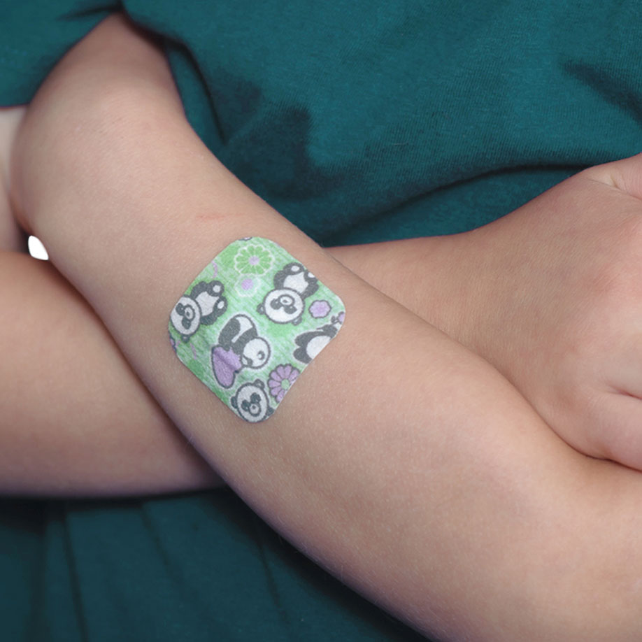 QUADRA KIDS Panda 38 mm x 38 mm (100 Stck.)