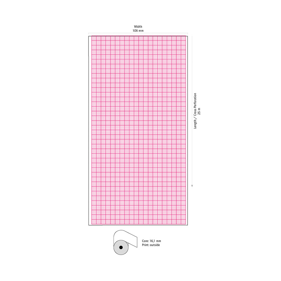 EKG-Papier für Corpuls C3 106 mm x 22 m