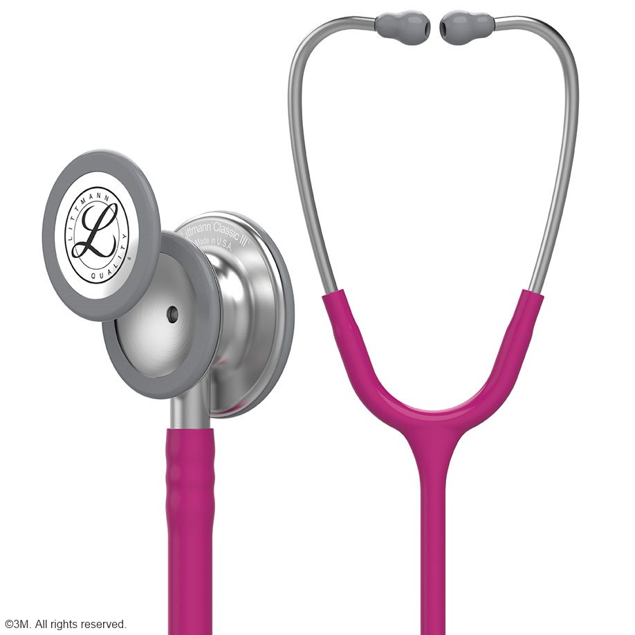 Littmann CLASSIC III Monitoring Stethoskop himbeere
