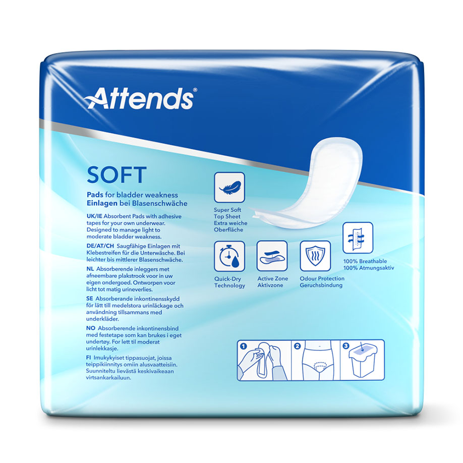 Attends Soft 4 Super Inkontinenzeinlagen (46 Stck.)