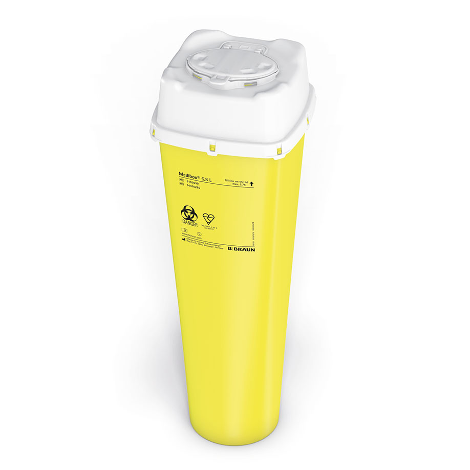 Medibox Kanülensammler 6,8 Ltr.