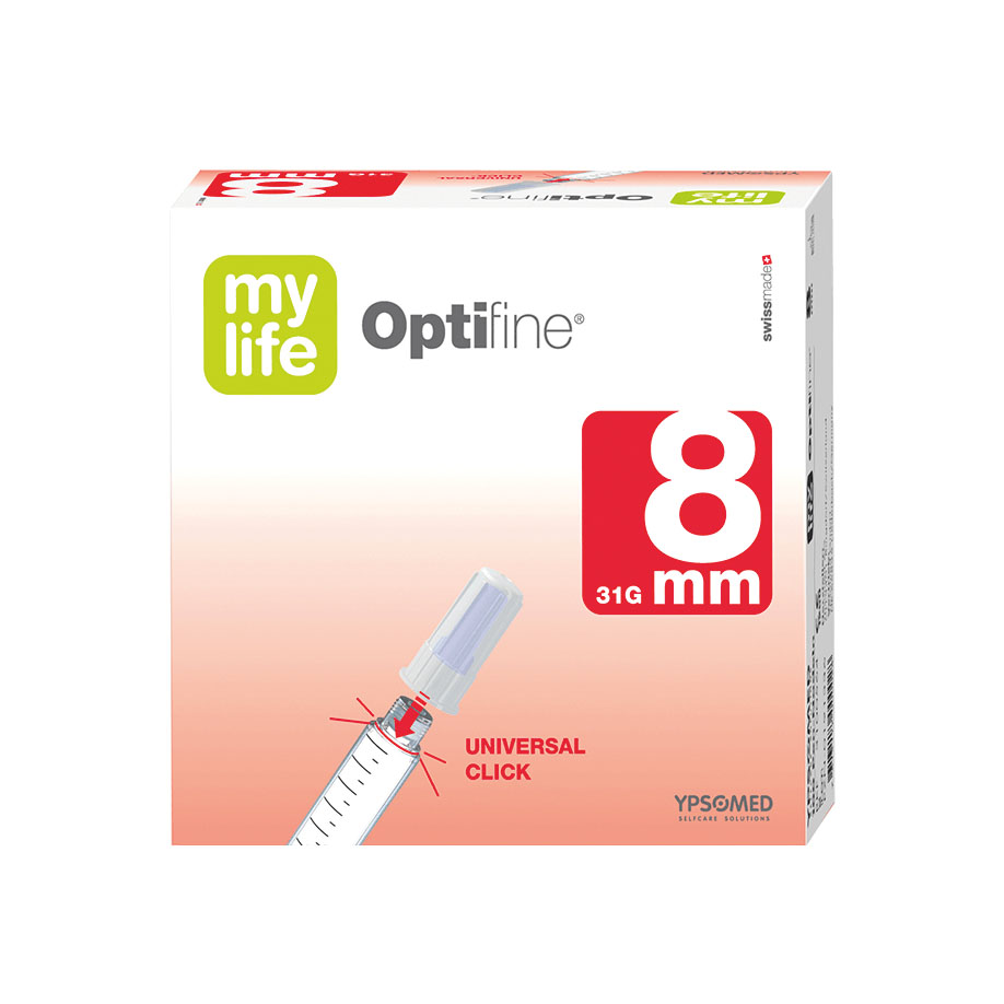 *mylife Optifine Pen-Nadeln 0,25 x 8 mm (100 Stck.) -ausser Handel-/ Alternative: MTG 3200433