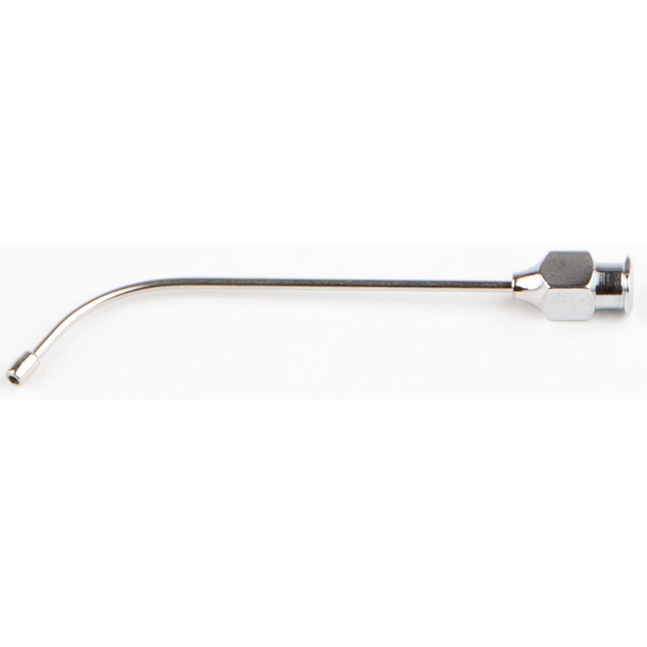 Einmal-Knopfkanülen gebogen, Gesamtlänge 8 cm, Ø 1,5 mm (2 x 40 Stck.)