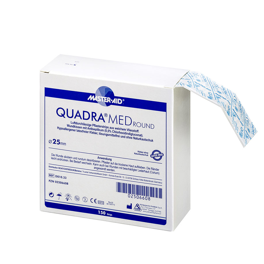 QUADRA MED ROUND Wundverband Ø 25 mm (150 Stck.)