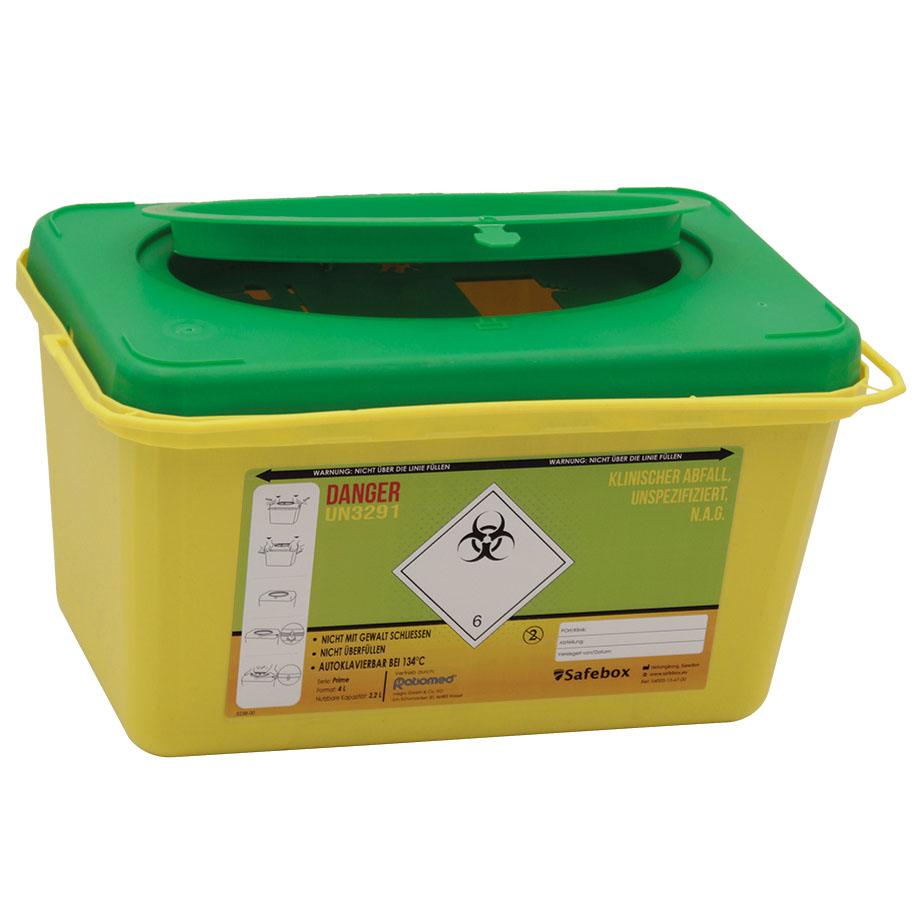 Kanülenabwurfbehälter ratiomed Safe-Box REC 4,0 Ltr.