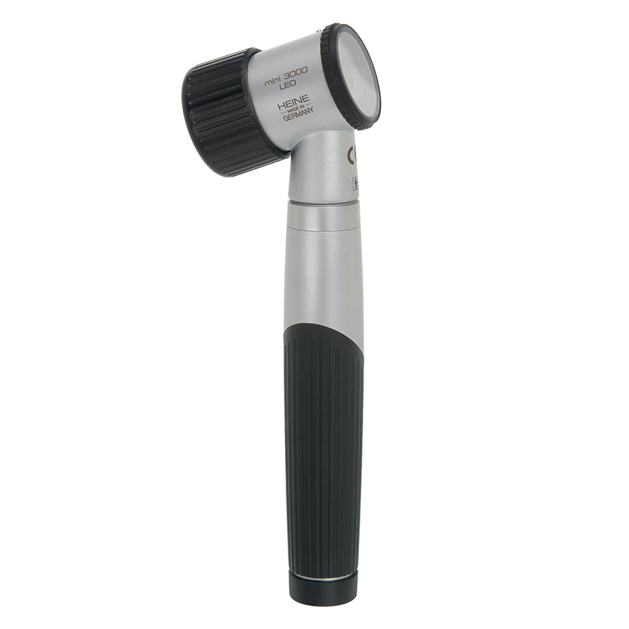 mini 3000 LED Dermatoskop 2,5 V schwarz, mit Batteriegriff mini 3000