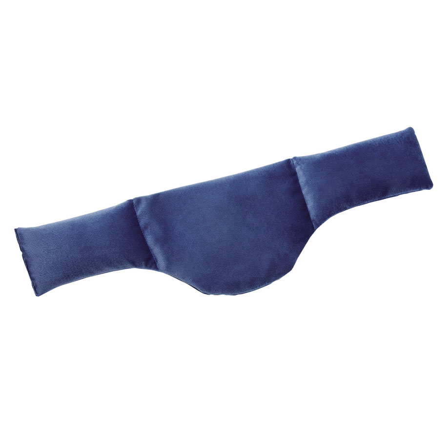 Kryotherm natur Traubenkern-Nackenkissen blau, ca. 58 x 16 cm