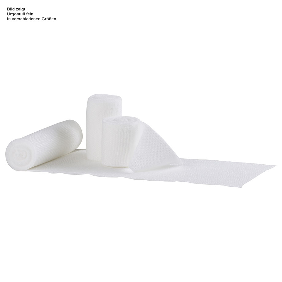 Urgomull fein Fixierbinden, weiß, 4 m x 6 cm (20 Stck.)