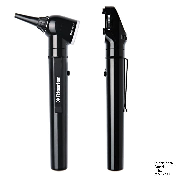 e-scope F.O. Otoskop/Ophthalmoskop-Set LED 3,7 V, schwarz